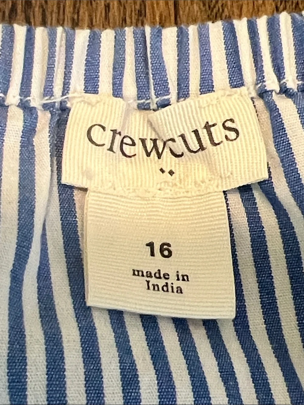 J. Crew Blue and White Striped Tiered Sundress